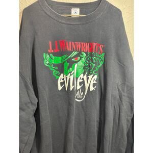 Vintage JJ Wainwrights Evil Eye Ale Delta Sweatshirt Vintage Unisex Size XL